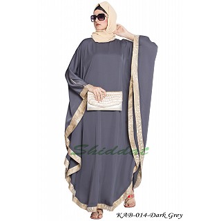 Kaftan Abaya - Dark Grey